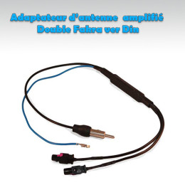 Adaptateur d'antenne Amplifié Double Fakra