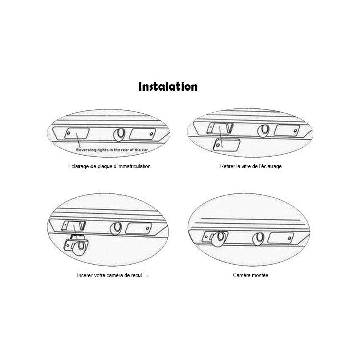 Caméra De Recul Pour Volkswagen / Seat