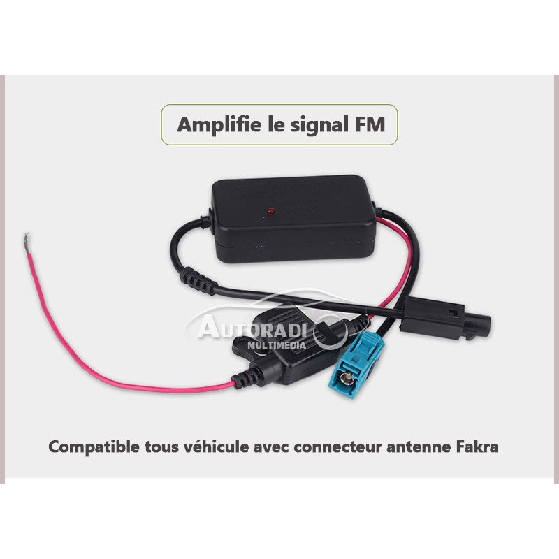 Antenne d'autoradio universelle autoradio AM FM antenne signal  amplificateur d'antenne 