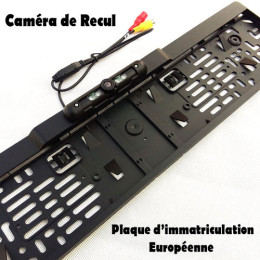 Caméra De Recul Universelle sur plaque d'immatriculation