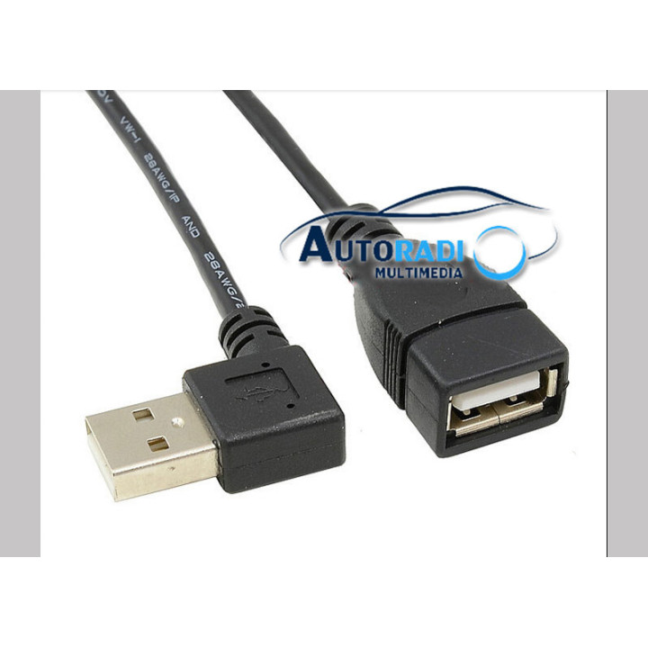 Câble USB avec angle 90°