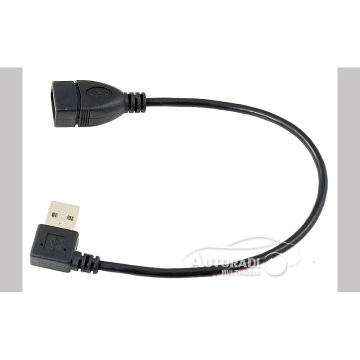 Câble USB avec angle 90°