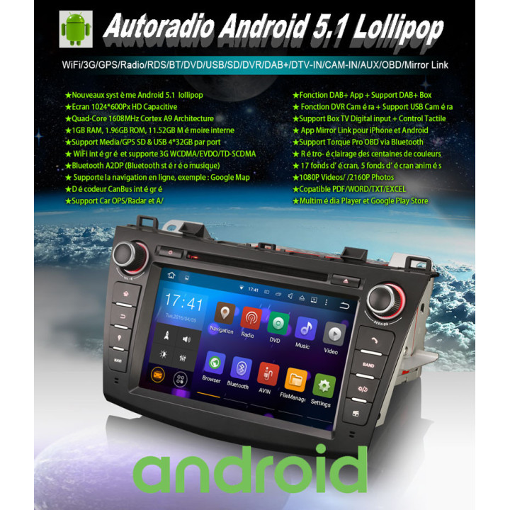 Autoradio Android 5.1