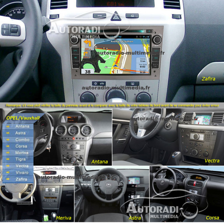 Autoradio Multimédia Pour Opel