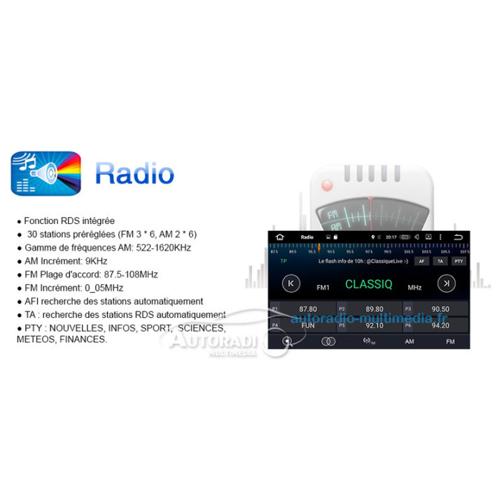 Autoradio Android 8.0 Oreo