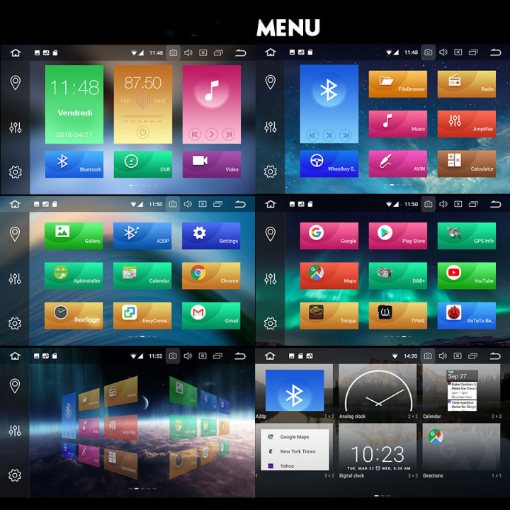 Autoradio Android 8 pour Ford
