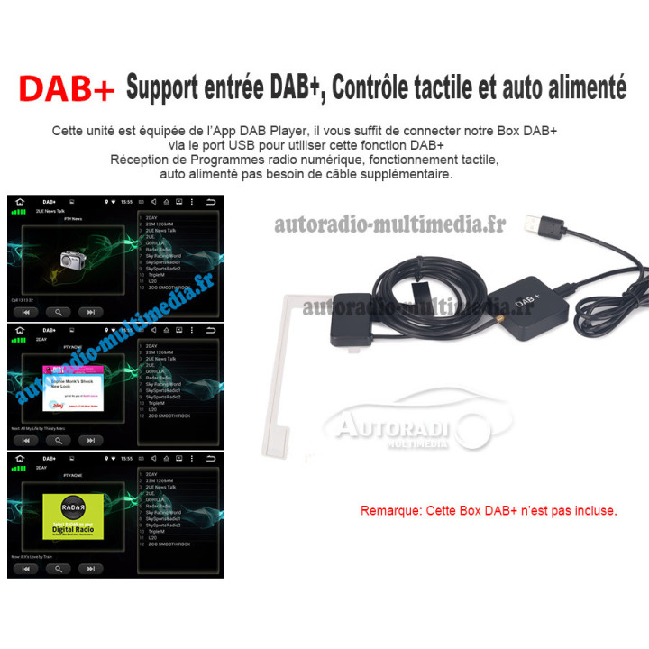 autoradio android 8.1 pour Ford Mondeo  Focus  S-Max  C-Max  Galaxy