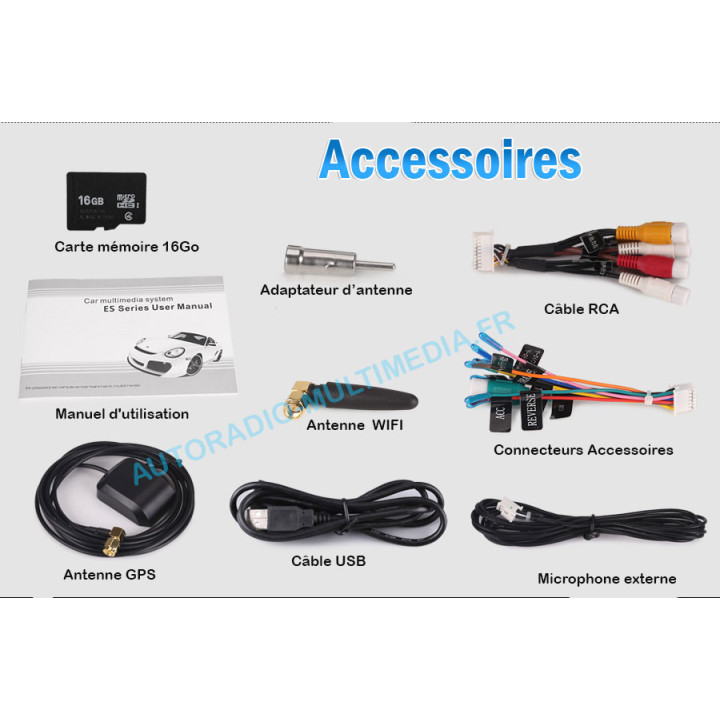 autoradio android 8.1 pour Ford Mondeo  Focus  S-Max  C-Max  Galaxy