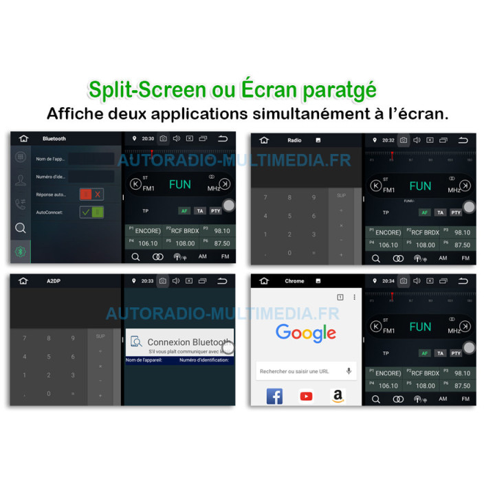 Autoradio Android 8.1  Opel Antara Combo Corsa C et D Meriva Signum Tigra TwinTop Vectra Vivaro