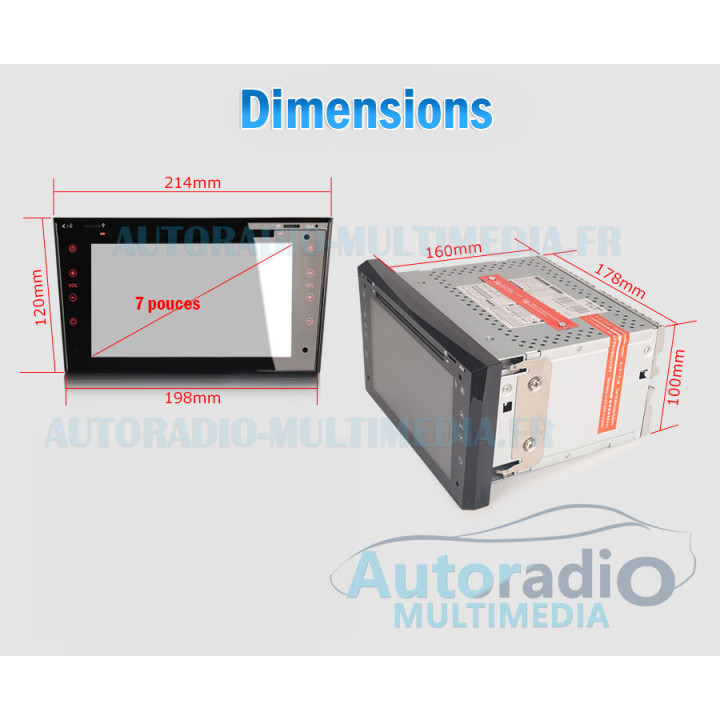 Autoradio Android 8.1  Opel Antara Combo Corsa C et D Meriva Signum Tigra TwinTop Vectra Vivaro