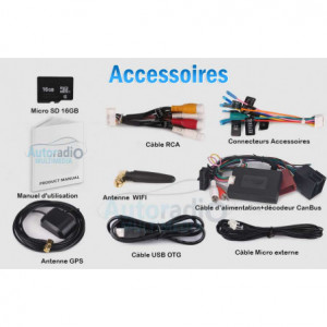 Câble uniquement - Accessoires D'autoradio Android, Câble Rca
