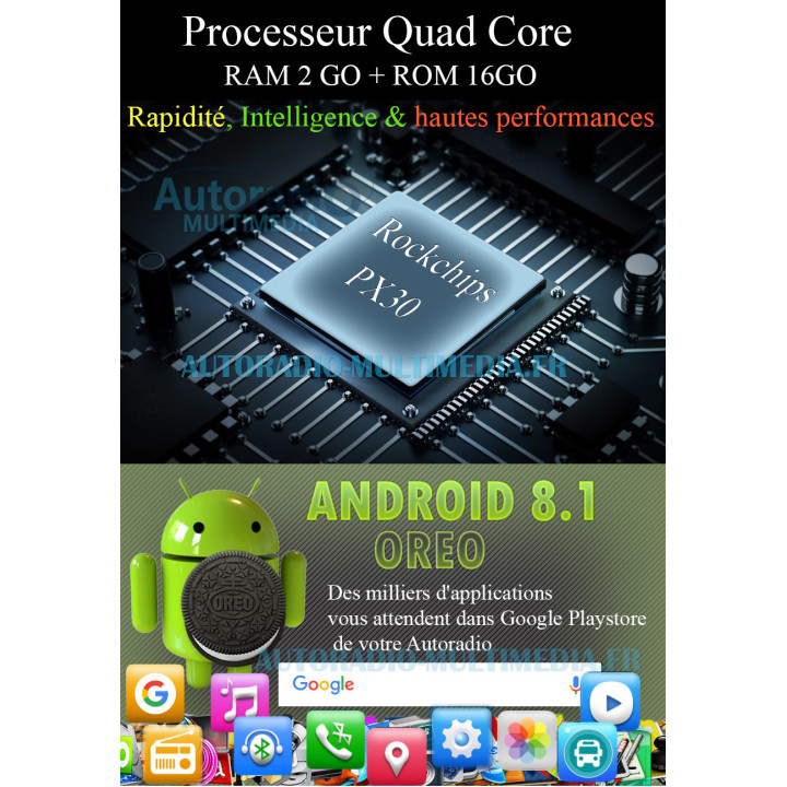 autoradio multimedia android 10 pour Ford galaxy