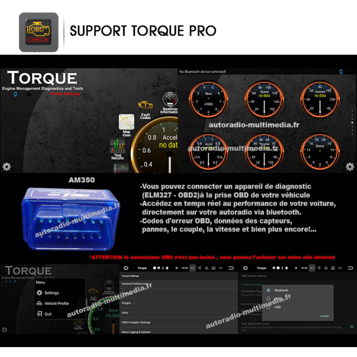 autoradio multimedia android 10 pour Ford galaxy