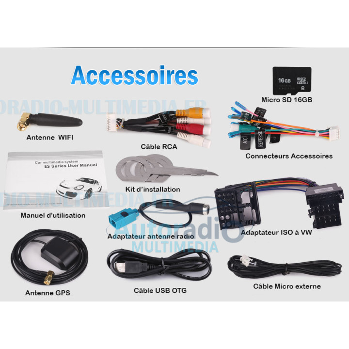 autoradio multimedia android 10 pour Ford galaxy