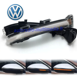 Clignotant LED Dynamique, Defilant pour volkswagen (Blanc)