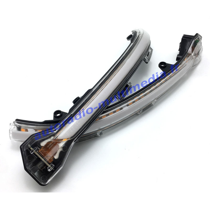 Clignotant LED Dynamique, Defilant pour volkswagen (Blanc)