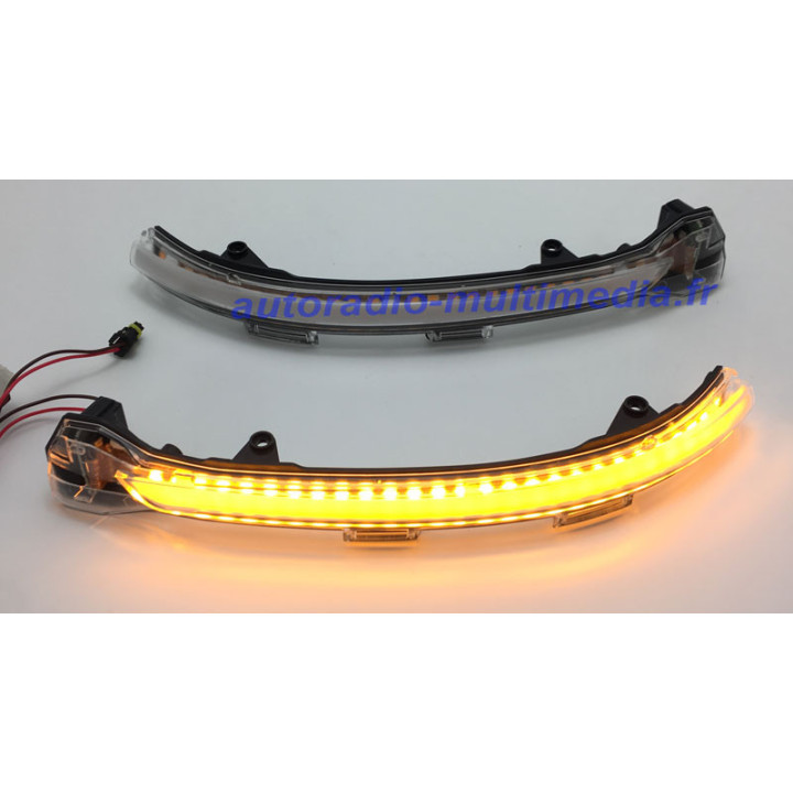 Clignotant LED Dynamique, Defilant pour volkswagen (Blanc)