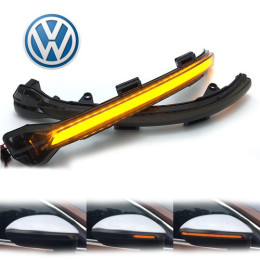 Clignotant Led Dynamique, Defilant pour volkswagen (Noir)