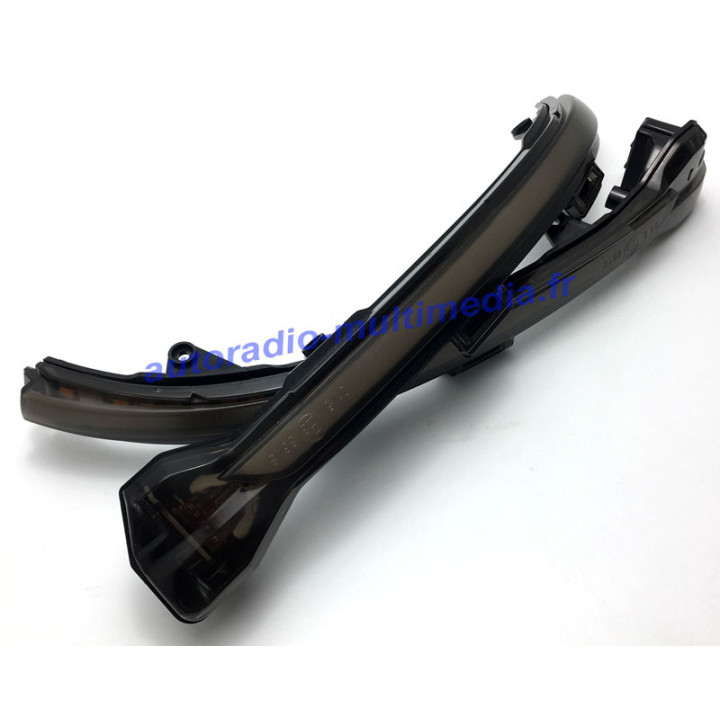 Clignotant Led Dynamique, Defilant pour volkswagen (Noir)