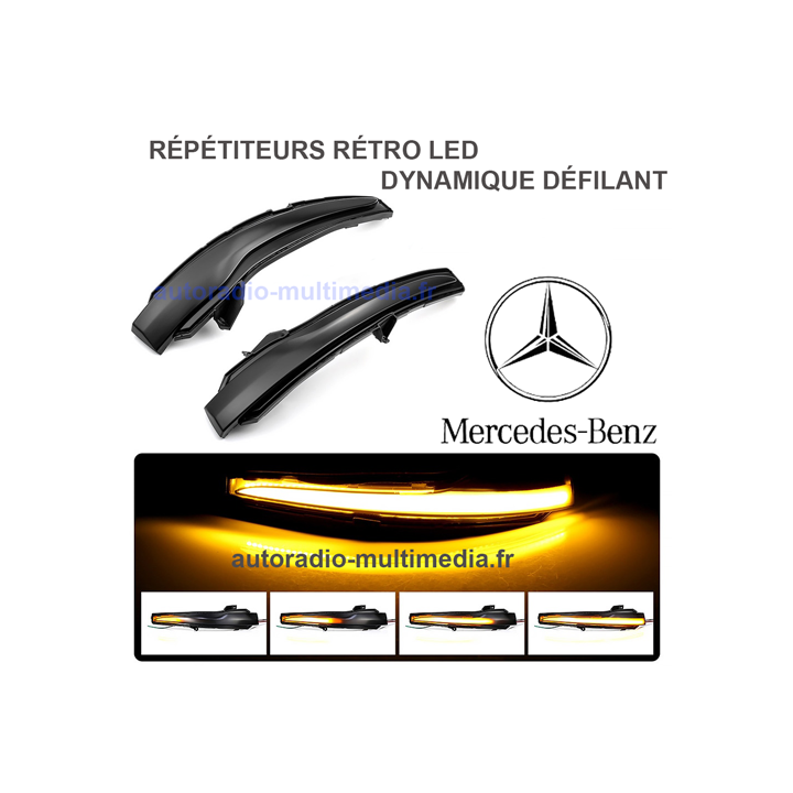 Clignotant Led Dynamique, Defilant pour Mercedes