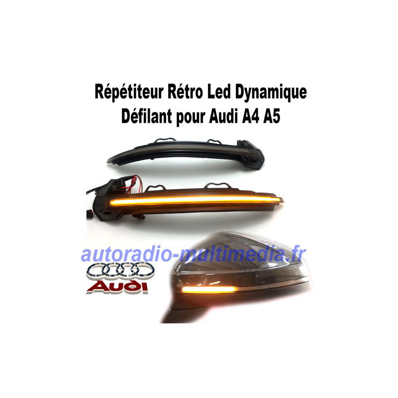 Clignotant Led Dynamique, Defilant pour Audi A4, A5