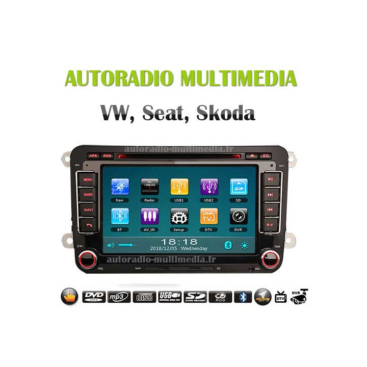 autoradio multimedia VW PASSAT CC  PASSAT  Golf 5 Golf 6  Tiguan  Touran  EOS Jetta  Caddy  Sharan