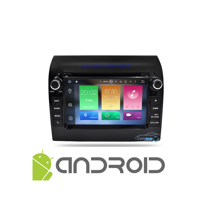 Autoradio Android 8 Pour Fiat Ducato 2008 à 2015