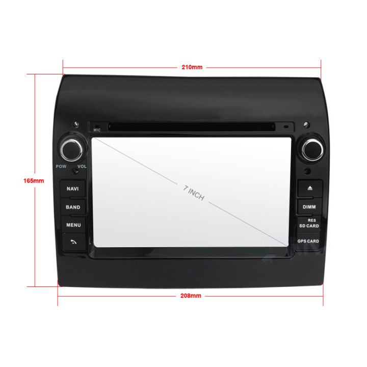 Autoradio Android 8 Pour Fiat Ducato 2008 à 2015
