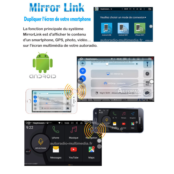 Autoradio Android 10  pour BMW série 3  E90 E91 E92 E93 M3