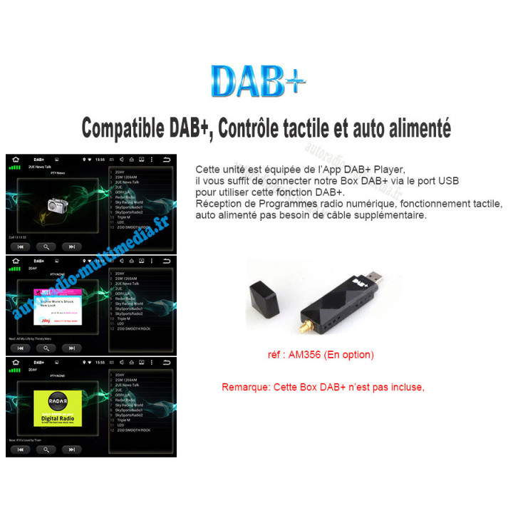 Autoradio Android 10  pour BMW série 3  E90 E91 E92 E93 M3