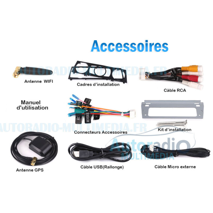 Autoradio Android 10  pour BMW série 3  E90 E91 E92 E93 M3