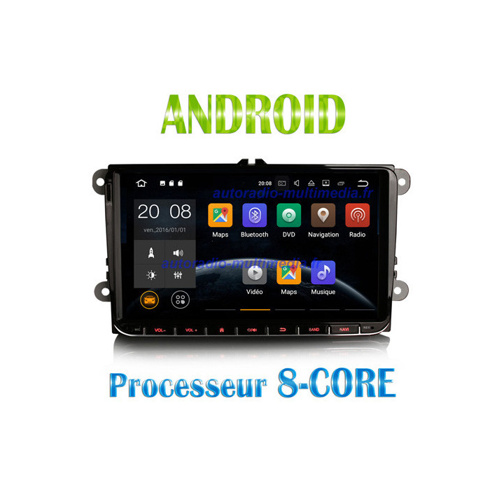 Autoradio Android Pour Volkswagen, Seat, Skoda
