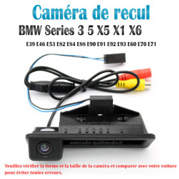 Caméra de recul poignée de coffre Pour BMW