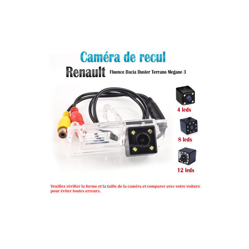 Camera de recul voiture pour Renault Fluence Dacia Duster Terrano Megane 3
