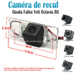 Caméra de recul pour Skoda Fabia  YETI Octavia RS