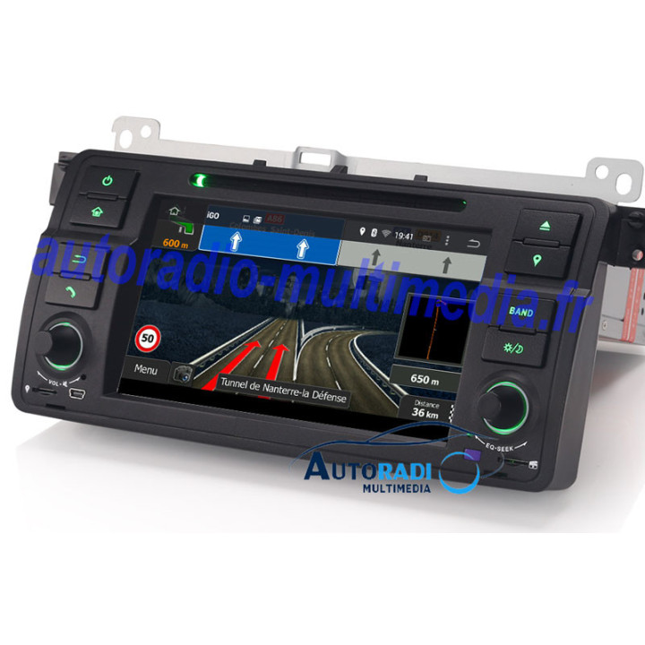 Autoradio GPS Bluetooth Android 1 pour bmw série3 E46, M3, 318 320 325