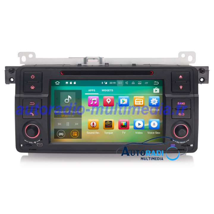 Autoradio GPS Bluetooth Android 1 pour bmw série3 E46, M3, 318 320 325