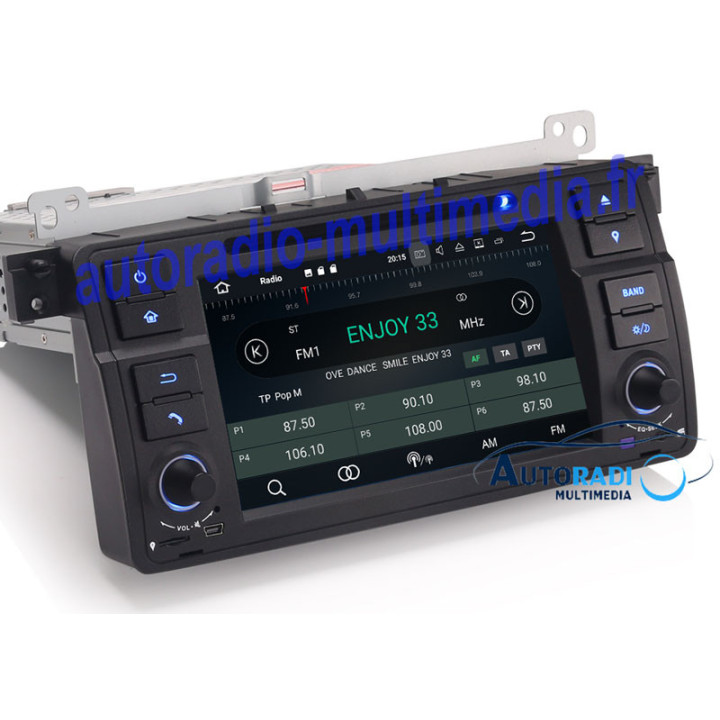 Autoradio GPS Bluetooth Android 1 pour bmw série3 E46, M3, 318 320 325