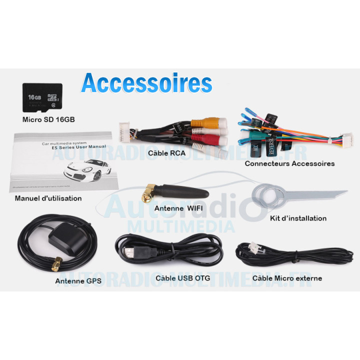 Autoradio Android Multimédia pour VW T5, Touareg,....