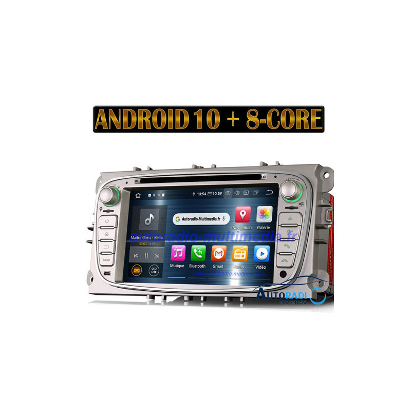 Autoradio Android 10 Pour Ford  Mondeo, Focus, S-Max, C-Max, Galaxy