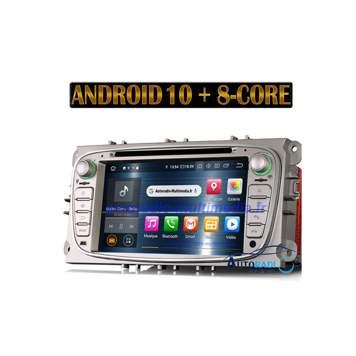 Autoradio Android 10 Pour Ford  Mondeo, Focus, S-Max, C-Max, Galaxy