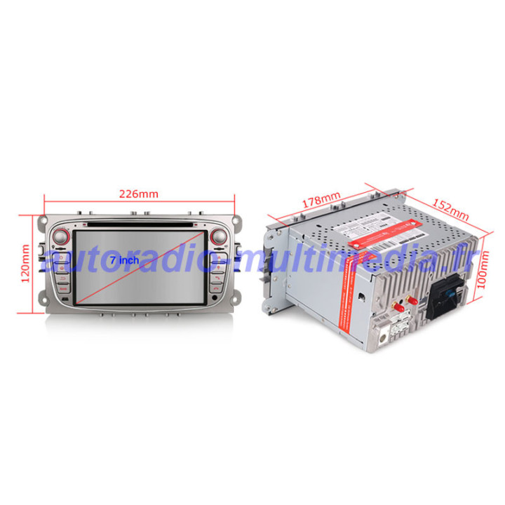 Autoradio Android 10 Pour Ford  Mondeo, Focus, S-Max, C-Max, Galaxy
