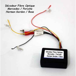 Convertisseur Fibre optique pour amplificateur Mercedes / Porsche