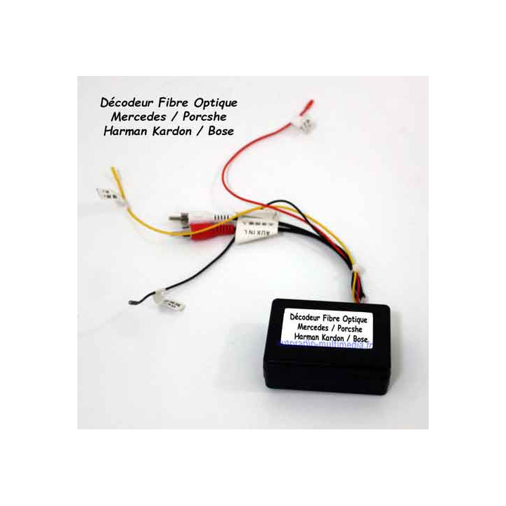 Convertisseur Fibre optique pour amplificateur Mercedes / Porsche