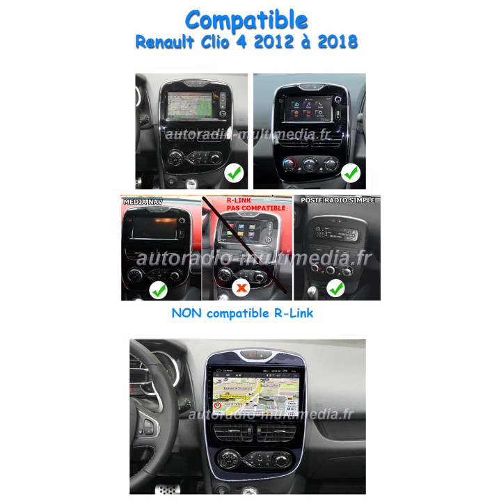 Autoradio Android Pour Renault clio 4