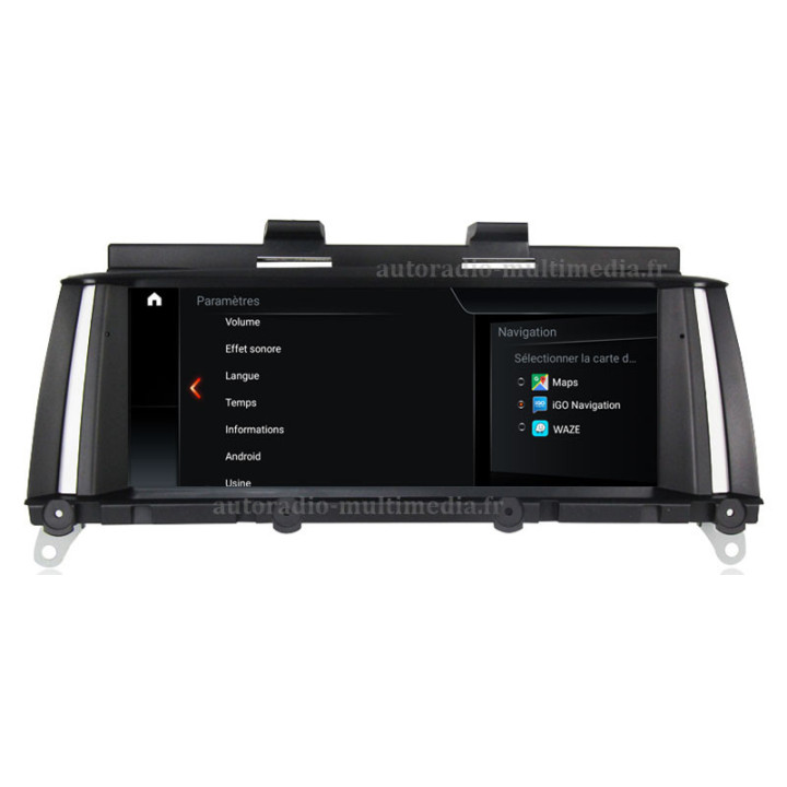 Autoradio BMW X3 F25 X4 F26 8,8" - CarPlay & Android Auto