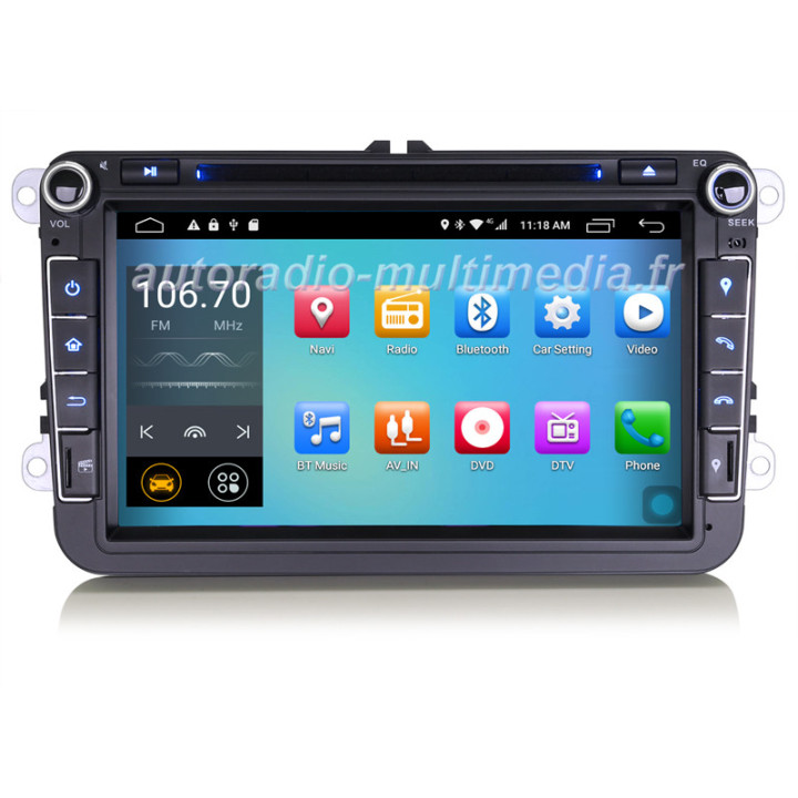 Autoradio Android 11 pour Volkswagen