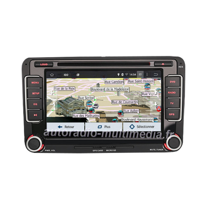 Autoradio Carplay Android  Pour Volkswagen, Seat, Skoda