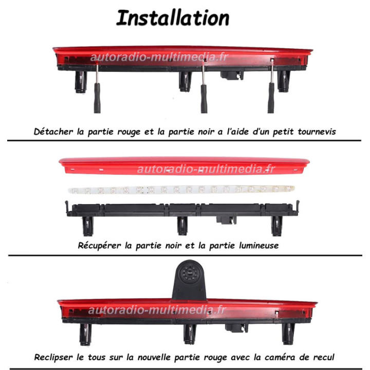 Caméra De Recul Pour pour volkswagen T5, T6