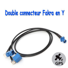 Double connecteur Fakra GPS / Radio